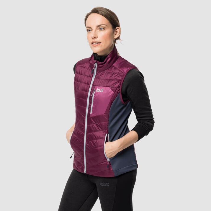 Chaleco Jack Wolfskin Routeburn Mujer Fucsia Mexico-2435711